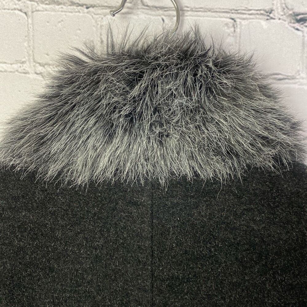 Windsmoor Virgin Wool Cashmere Black Winter Coat Size 10 UK 14 - Picture 9 of 9